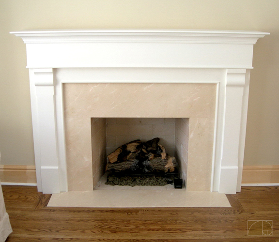 fireplace surrounds tile. a fireplace surround: